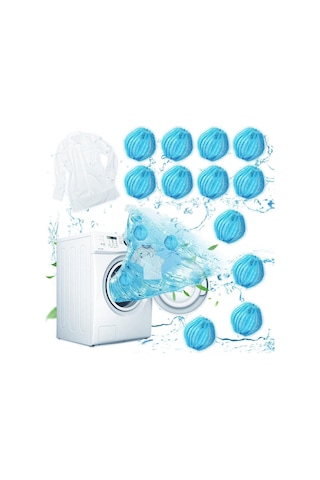 Lemestar Ev İçin Tekrarlı Kedi Köpek Tüy Toplayıcı Topları - Çamaşır Makinesi Kurutucuda Tüy Ve Toz Alıcı, Giysilerden Tüy Temizleme Aracı Mavi Mavi