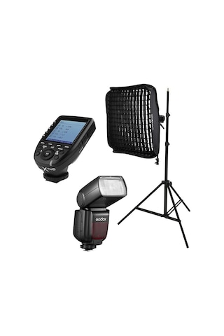 Godox Tt685ıı-c Canon Flaş Full Set - X Pro + 60x60 Softbox