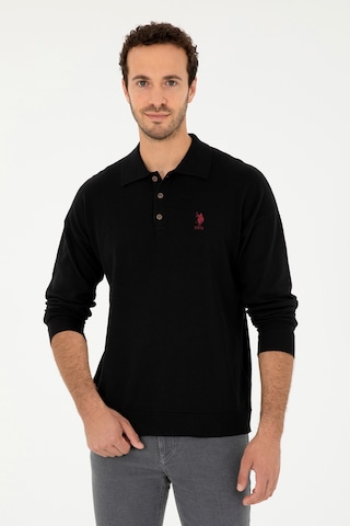 U.s. Polo Assn. Erkek Siyah Kazak /triko 50293506-vr046 Siyah