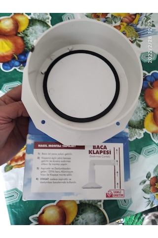 Sızdırmaz Contalı Baca Klapesi, Aspiratör Duman Kapağı Baca Kapak