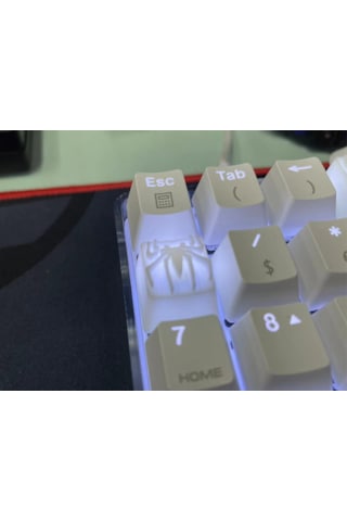 Spider-man Temalı Keycap 2'li Set Beyaz Mekanik Klavye Uyum