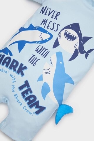 DeFacto Erkek Bebek Köpek Balığı Desenli Mayo E3356A525SMBE343 Mavi