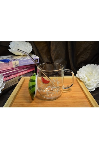 Cam Pipetli Kupa Yeşil 420 Ml