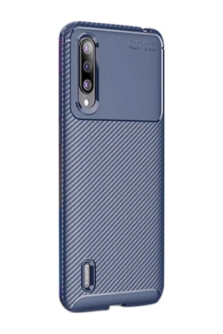Apsuwa Xiaomi Mi 9 Lite Kılıf Negro Karbon Fiber Silikon