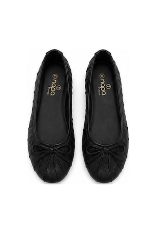 N Napa Shoe Np.16307.siyah Deri Babet