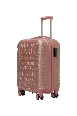 Lumberjack Lugano -k Abs 5fx Pudra Unisex Küçük Boy Valiz 000000000101972755 Pembe