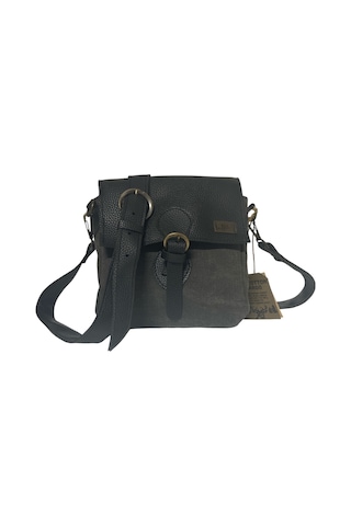 Old Cotton Cargo Kaliteli Su Geçirmez Unisex Küçük Kanvas Günlük Postacı Çantası 20 Cm X 20 Cm Siyah