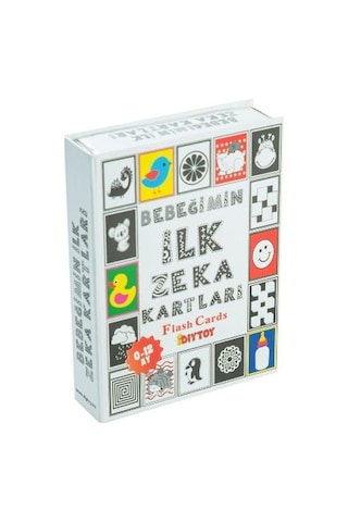 Diytoy Flash Cards İlk 50 Sözcük + Bebeğimin İlk Zeka Kartları 2'li Set