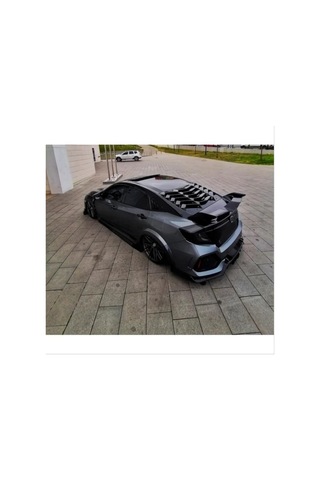 Honda Civic Fc5 Uyumlu Arka Cam Kaplama Cam Vizörü 2016-20