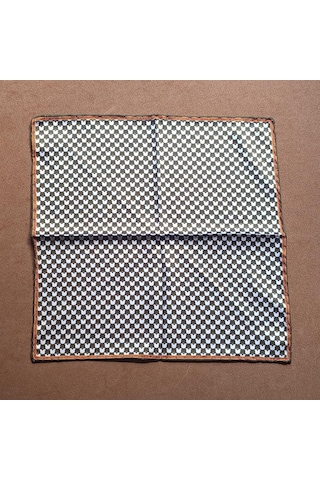 Coolmenclub Desenli Mikrofiber Cep Mendili Siyah