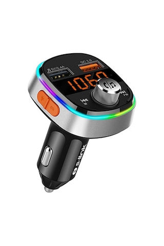 S-Link Sl-Bt235 Rainbow Bluetooth V5 Led Ekran Usb+Tf Çift Usb