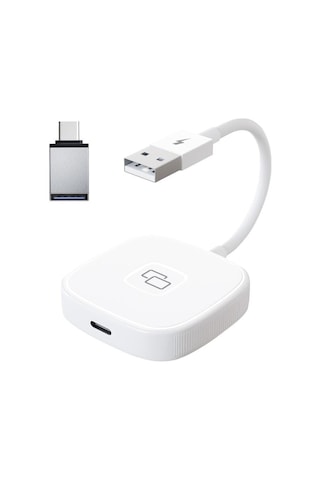 Coofbe iOs Car Play Aktarım Adaptörü Apple Uyumlu iPhone İle Ekran Yansıtıcı Kablosuz iOs Car Play Dönüştürücü