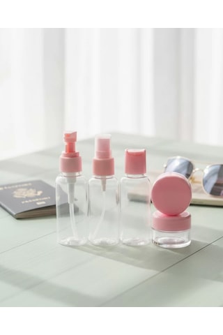 Seyahat İçin 5 Li Kozmetik Dolum Seti 30 Ml Çok Renkli