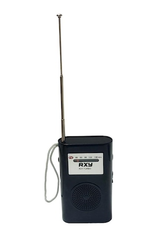 Roxy RXY-Turbo Cep Tipi Pilli Mini Analog Fm Radyo