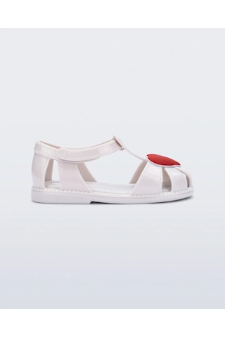 Mini Melissa Hip Heart Ballerina Babet Sandalet 37783 Beyaz