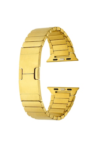 Watch 42mm Uyumlu Krd-82 Metal Zore Kordon-gold