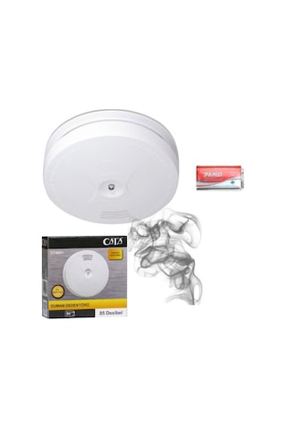 Cata CT-9451 Duman Dedektörü + Panko 9V Pil