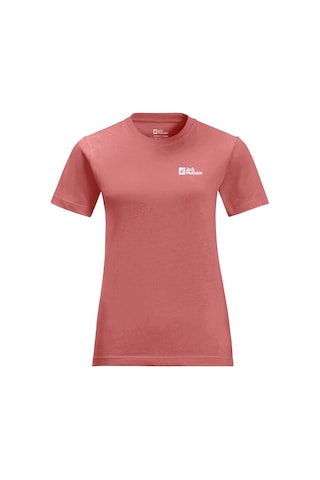 Jack Wolfskin Essentıal T W Kırmızı Kadın Kısa Kol T-shirt Kirmizi