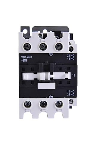 Vtc-40/11/s 40a 1no+1nc Kontaktör 40a 230v Bobin