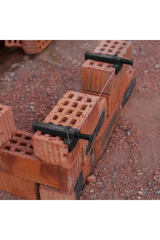 Hightower Siyah 2li Paslanmaz Çelik Plastik Tuğla Düzeleme Aparatı 3.5x4.7 Inch Kaymaz