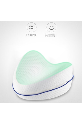 Yaozixa Beyaz Kalp Şekilli Memory Foam Ayak Bileği Yastığı - Yavaş回弹, Uyku Konforu Ve Denge Sağlama, 25x25x15x6 Cm, Hafif Ve Dayanıklı Beyaz