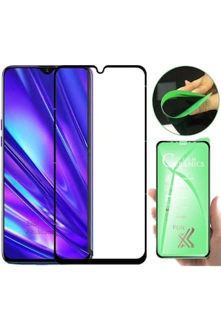 Xiaomi Redmi Note 10s Note 10 Uyumlu Seramik Nano Cam Esnek Tam Kaplayan Kırılmaz Ekran Koruyucu