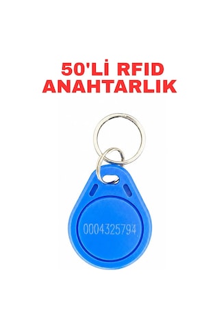 Sr-600 I Proximity Anahtarlık 125 Khz Rfıd Keyfob Kopyalanamaz Geçiş Kontrol Anahtarı 50 Adet