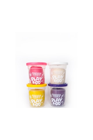 Play & Go 4 Lü Doğal Renkli Oyun Hamuru Seti 4 Renk X 65 Gr Çok Renkli