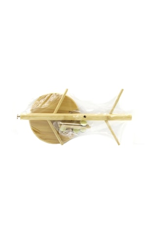 Mix Altlık Yuvarlak - Kare Bardak - Fincan Asacak Bambu - Ahşap 35cm Bx40 Çok Renkli