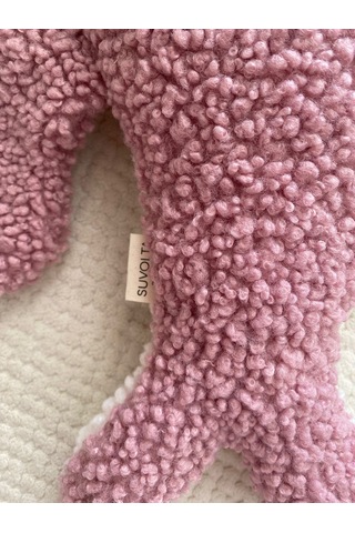 Teddy Sevimli Balina Bebek/çocuk Uyku Arkadaşı Pembe/beyaz Pembe
