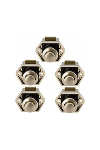 Karavan Karavan Motorlu Ev İçin 5 Parçalı Nikel Zemin Kelepçeli Kapı Kilidi B