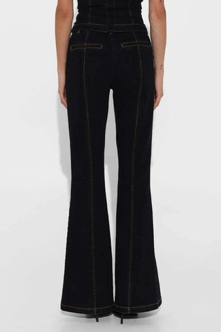 By Dyln Brooklyn Jeans - Mid/low Bel Jean, Şık Dikiş Detayları İle Tarzınızı Yansıtın Siyah
