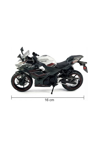 Hobbiez Lisanslı Kawasaki Ninja Model Diecast 1/12 Ölçek Metal Motosiklet Araç