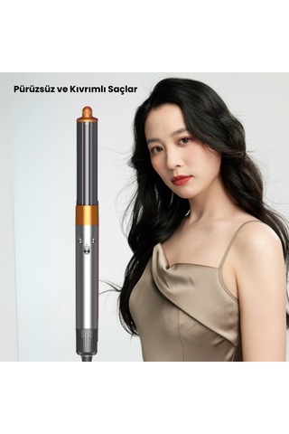 Jhy Hair Styler X9 Saç Şekillendirme Seti Gri
