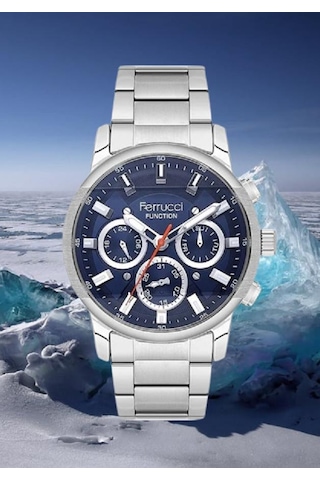 Ferrucci Fcf 0625 03573m.04 Erkek Kol Saati Metalik Gri