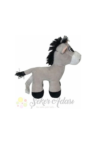 Küçük Yavru Peluş Eşek 15 Cm Renkli