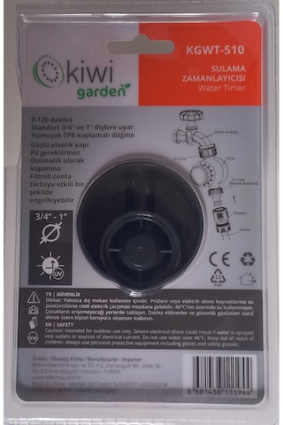 Kiwi Garden Sulama Zamanlayıcısı Kgwt-510
