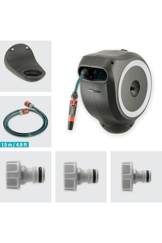 Gardena 18602 Duvara Monte Hortum Makarası Rollup S 15 Mt