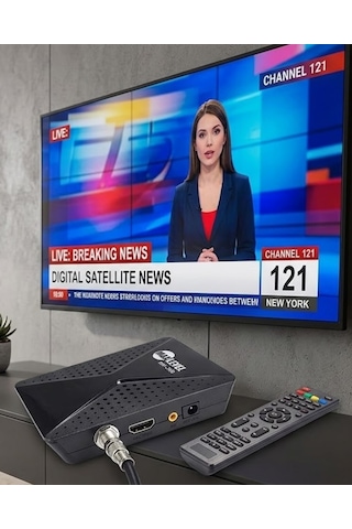 Hd Uydu Alıcısı Full Hd Görüntü Hdmı Usb Wifi Destekli