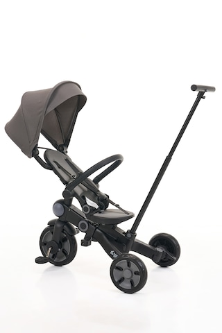 Flow 9in1 Smart Trike Çift Yönlü, Yatabilir, Katlanabilir, Denge Bisikleti Özellikli Bebek Ve Çocuk Bisikleti Gri