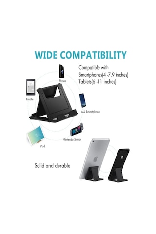 Masaüstü Telefon / Tablet Standı Tutacağı Taşınabilir Ayarlanabilir Stant Karışık Renk Gönderilir