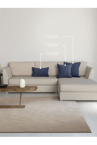 Br Perle Home Daily Series Uzay Mavisi Rengi Kırlent Yastık Kılıfı Uzay Mavisi