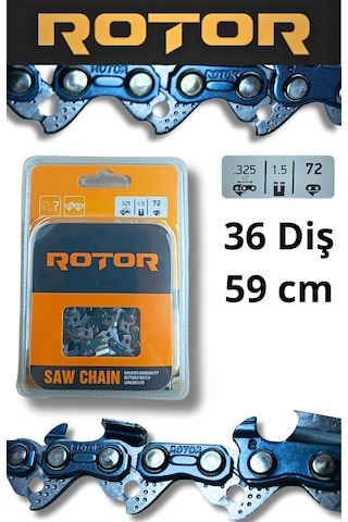 Rotor 325 1.5 72 36 Diş Motorlu Testere Zinciri