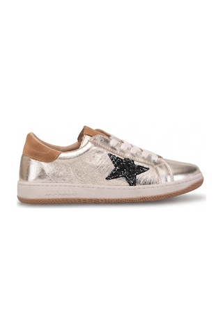 Beety 26bk248.777 Kadın Hakiki Deri Klasik Sneaker Altın