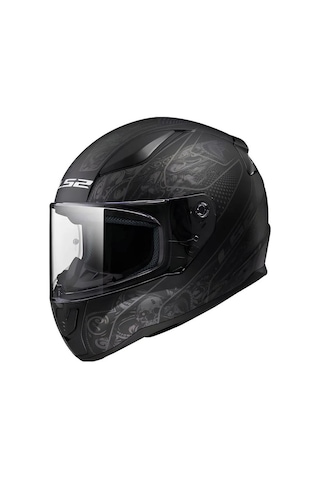 LS2 Rapid 2 Crypt Mat Kask Siyah