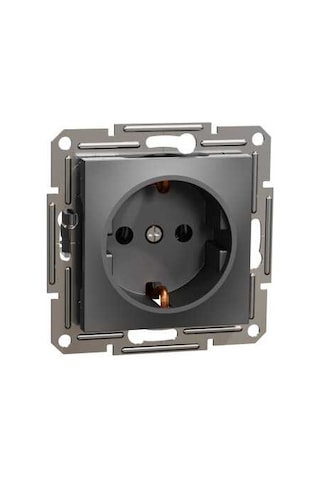 Schneider Asfora Topraklı Priz, 16a Antrasit - EPH2900171 Schneider Asfora Topraklı Priz, 16a Antrasit - EPH2900171