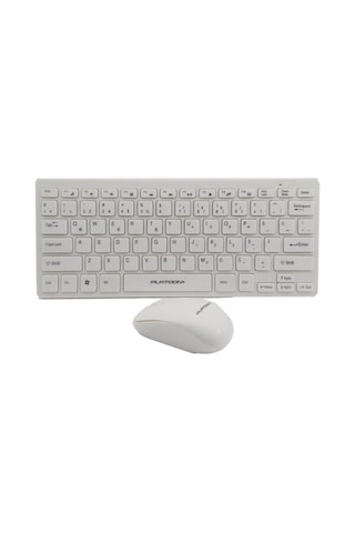 Platoon PL-395 Mini Kablosuz Q Klavye Mouse Set