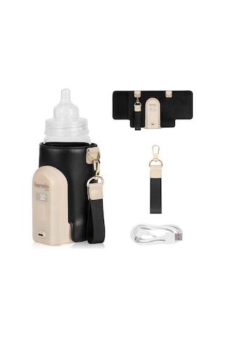 Lionelo Thermup Go Evo Taşınabilir Biberon Isıtıcı 38-50 C Arası 5 Sıcaklık Seçeneği Usb-c Şarj Lcd Ekran Biberon Isıtıcı ve Sterilizatör