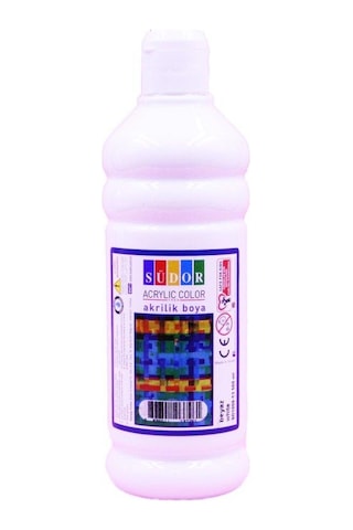 Südor Akrilik Boya 500 Ml Beyaz 22 Çok Renkli