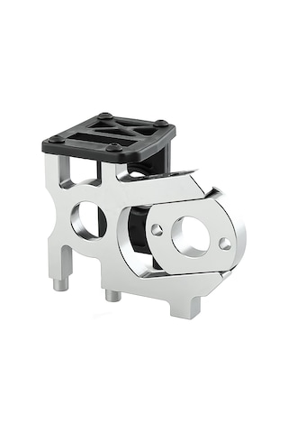 Youtek Kyosho Mp10 Hsp Hobao Fs İçin Metal-plastik Motor Tutucu, 1/8 Rc Araba Offroad Kamyon Nitro Değişken Vitesli Brushless Motor Montaj Seti